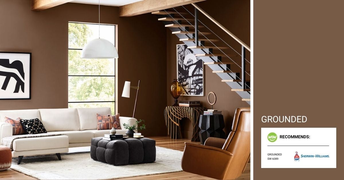 WOW 1 Day Painting - Color of the Month - Grounded Brown - Sherwin-Williams