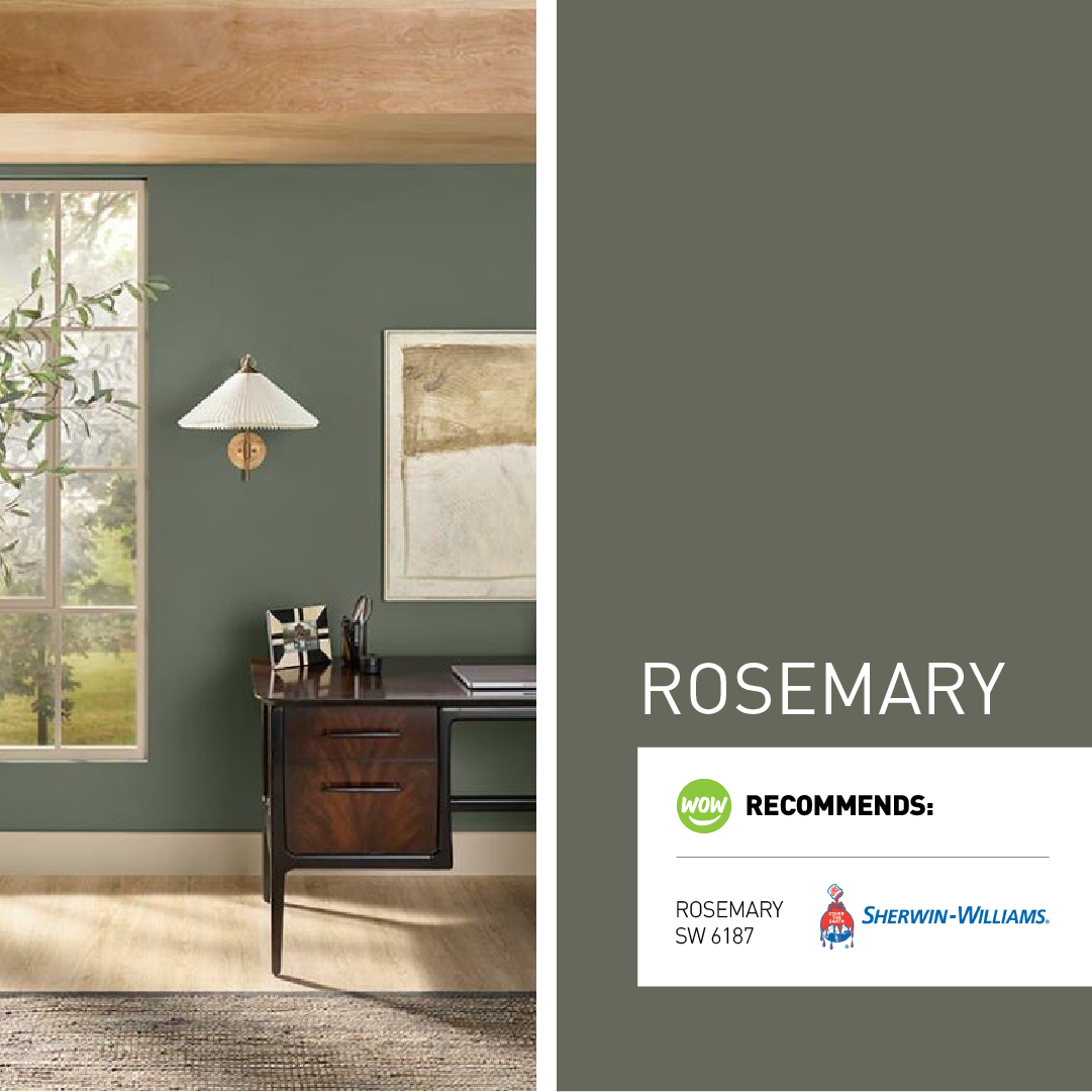 Rosemary SW 6187 - Green Paint Color - Sherwin-Williams